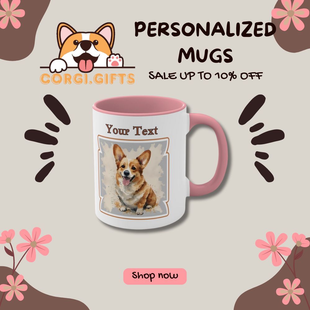 Personalized Corgi Mugs Collection