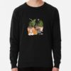 ssrcolightweight sweatshirtmensblack lightweight raglan sweatshirtfrontsquare productx1000 bgf8f8f8 5 - Corgi Gifts