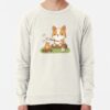 ssrcolightweight sweatshirtmensoatmeal heatherfrontsquare productx1000 bgf8f8f8 13 - Corgi Gifts