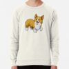 ssrcolightweight sweatshirtmensoatmeal heatherfrontsquare productx1000 bgf8f8f8 28 - Corgi Gifts